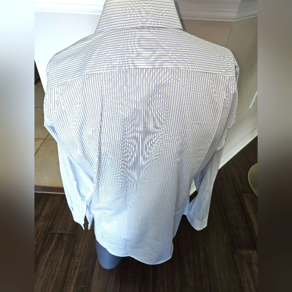 Tom James Custom 16 1/2, 34 Sleeve Button-Down Sh… - image 2